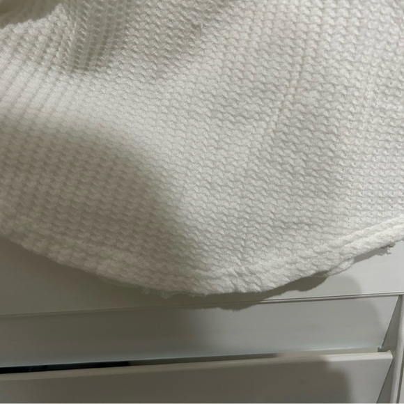 We The Free white Waffle Knit Top - Picture 7 of 9